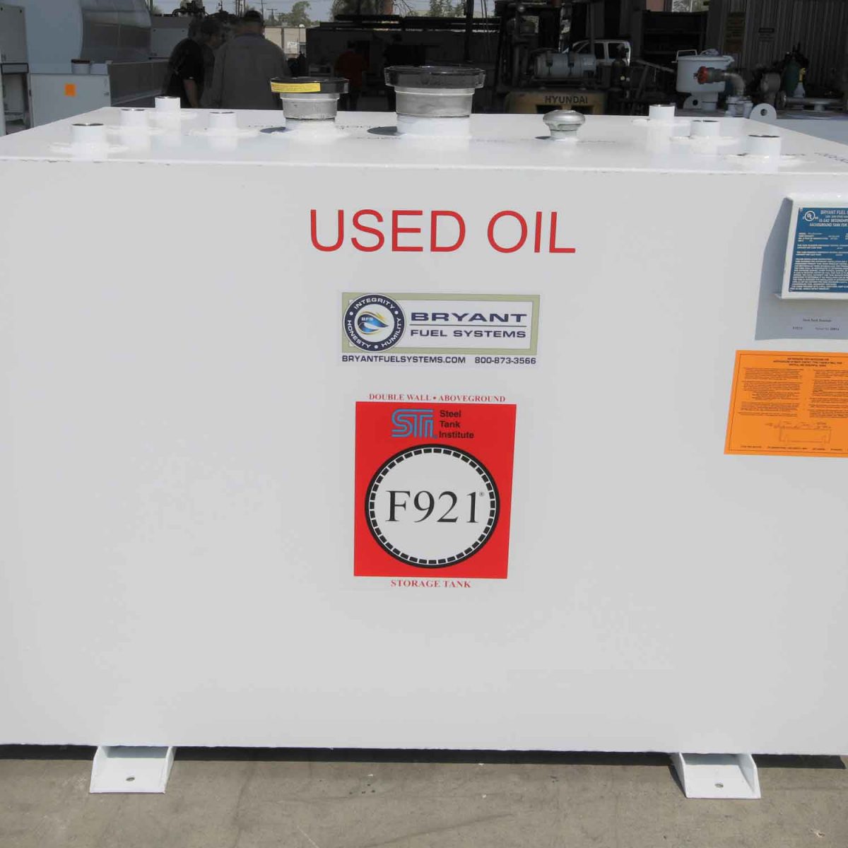 600 Gallon F29 Waste Oil Tank – Bakersfield, CA